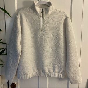 The American Outdoorsman for Women Textured‎ Quarter Zip Pullover Top